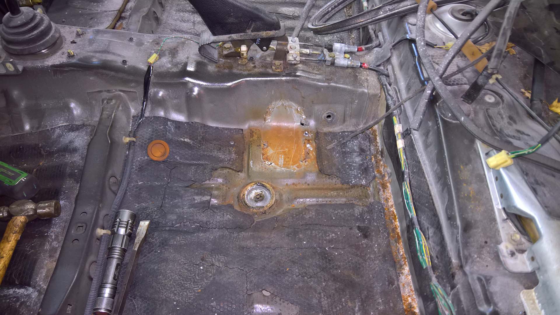 First Seat Anchor Removed